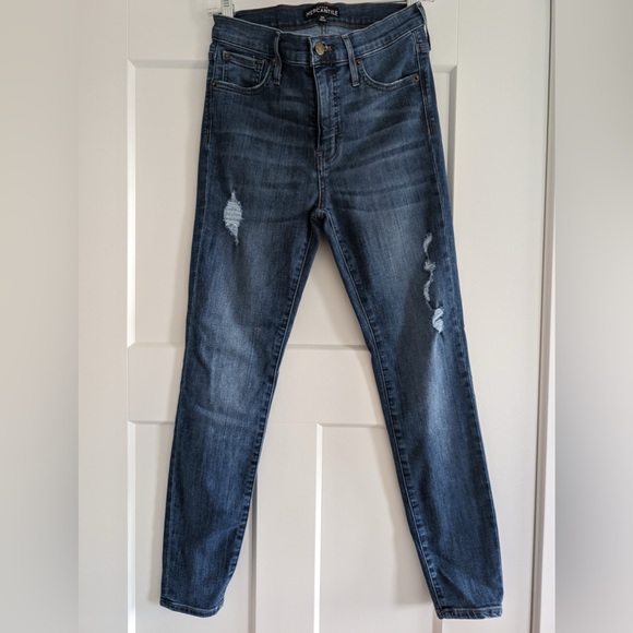 J. Crew Mercantile Distressed Dark Skinny Jeans - Picture 1 of 4